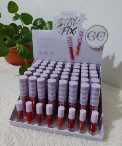 Labiales Matte Stay Fix- Manteca de Karite; Acido Hialuronico & Vit E