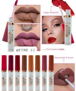 Labial Matte Color Shock Pink 21