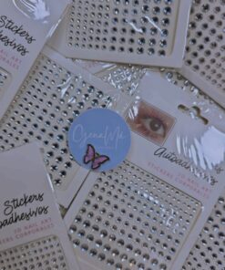 Strass AutoAdhesivo Plateado