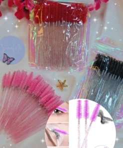 Cepillos p/ ceja & pestaña Glitter x50 Unidades