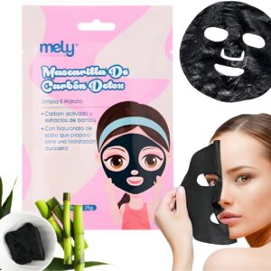 Mascarilla Facial de Carbon Detox Mely🖤