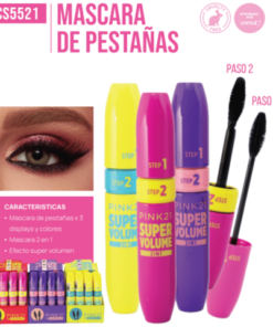 Mascara de Pestañas Super Volumen Pink 21
