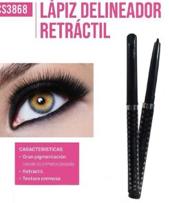 Delineador Retractil Negro Pink 21