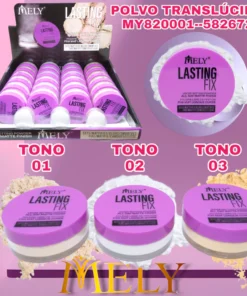 Polvo Traslúcido para sellar Maquillaje Mely - 3