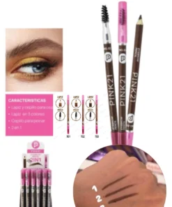Lapiz para Maquillar Cejas con Cepillo Pink 21
