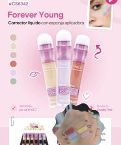 Corrector Liquido Pink 21 con Aplicador Forever Young