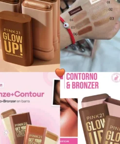 Contorno & Bronzer Glow Up en Barra Pink 21