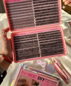Kit Premium de Extensiones de Pestañas NAEZ 20D + 30D + 40D + 50D