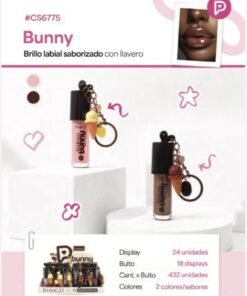 Brillo Labial Pink 21 con Llavero🤎🩷