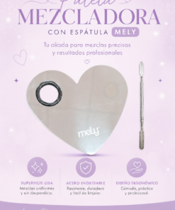 Paleta Mezcladora c/ Espatula Mely forma ♡