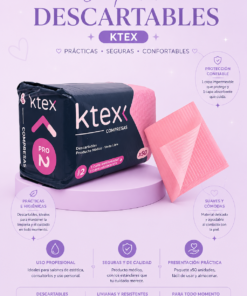 Compresas Descartables Ktex x50